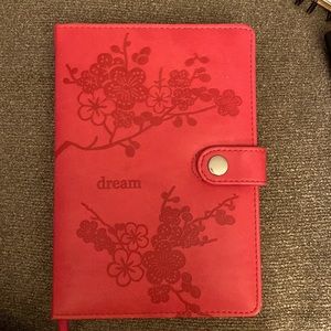 Dark pink journal